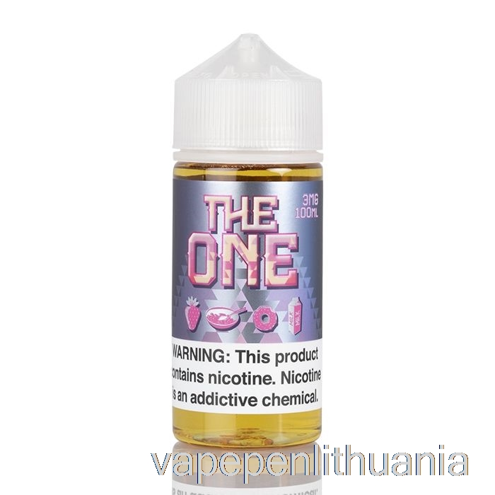 Braškių - The One E-liquid - Barzdos Vape - 100ml 3mg Vape Skysčio